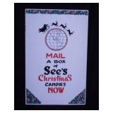 2 vintage hand painted See