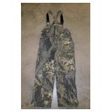 Mossy Oak Break-Up camo insulated bib overalls by
