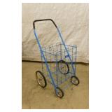 Folding rolling market basket card