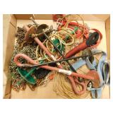 5 metal dog tie out stakes - Chains - Leashes -