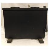 Gun case safe w/ key, 17" x 6.5" x 13.5"
