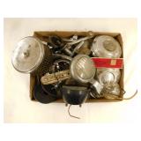 Vintage car accessories:  Ford center hubcaps -