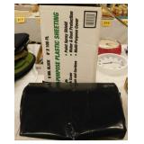 Partial roll of all purpose plastic sheeting, 8