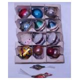 15 vintage & antique Christmas tree ornaments: