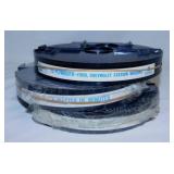 3 vintage film reels: 1973 Plymouth Ford Chevrolet