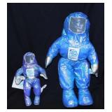 Two new 1997 Intel blue Bunny People dolls,
