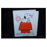 Snoopy & Woodstock 3-ring binder - 1981 The