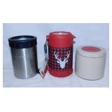 New LED lantern - Stainless koozie - Thermos