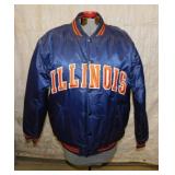 New University of Illinois Illini quilted coat by