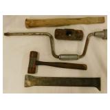 Vintage split plastic hammer - Sledge hammer head