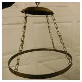 Brass kitchen pots & pans hanger