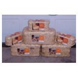 6 new mini straw bales: 9" x 8" x 20" and