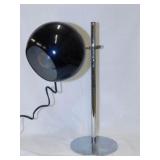 Mid Century chrome atomic eyeball desk lamp,