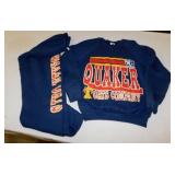 Vintage Quaker Oats Danville Illinois sweat suit,