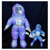 Two new 1997 Intel purple Bunny People dolls,