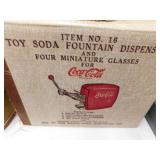 Toy soda fountain dispenser, item # 16