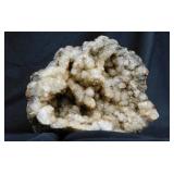 Quartz crystal geode rock, 8" x 6.5"