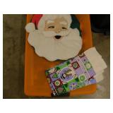 Rubbermaid 64 qt. tote full of Christmas