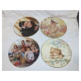 6 numbered collector plates including Gone With