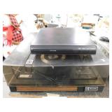 Realistic turn table & DVD player
