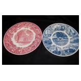 4 local collector plates: Georgetown & Danville