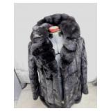 Betty Rose dark brown faux fur coat