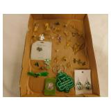 Shamrock clover: Earrings - Pendant - 6 pins - 2