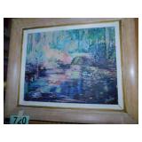 Original Impressionist style painting, signed &