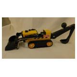 Tonka steel front loader/ backhoe toy, model