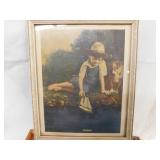 Vintage Play Days print, 8.75" x 10.5" - 7 wood