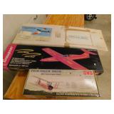 3 almost-ready-to-fly RC model airplane kits: