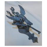 Antique brass ? Monastery door bell w/ angel &