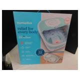 Homedics Elite footbath w/ 3 pedicure
