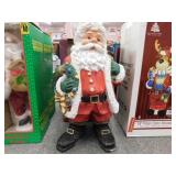 Resin Santa Claus figure, 20" tall - Tree top