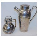 20th Century silverplated Guilford cocktail