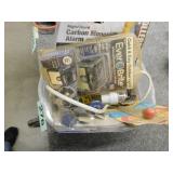 Power strip - Motion light - Caulk tool set &