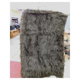 Large brown fur piece of material