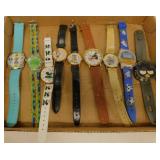 9 novelty wrist watches: Cat In The Hat -