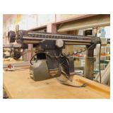 Sears Craftsman 10" radial arm saw on metal