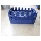 4 vintage Pepsi-Cola plastic crates: 2 Pepsi