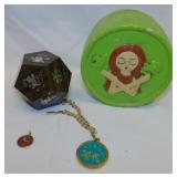 Rare 1969 Dakin ceramic Virgo coin bank -