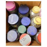 13 jars of misc. hardware