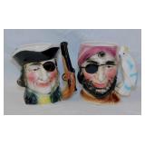 Vintage nautical pirate mugs, Nagoya Japan
