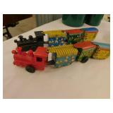 2 vintage Disney Casey Jr. tin circus trains