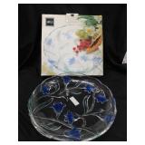 Mikasa Bluebells platter, 12.75" diameter
