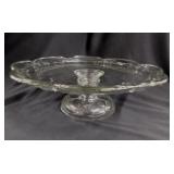 Anchor Hocking Savannah glass cake stand