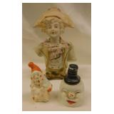 French Baroque bisque figurine, 6.5" - Mid