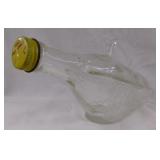 London Winery glass wine bottle w/ cap