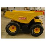 Tonka steel mighty dump truck toy, 12" tall