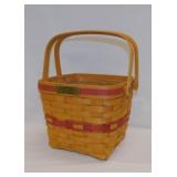 1995 Longaberger Christmas Cranberry basket w/